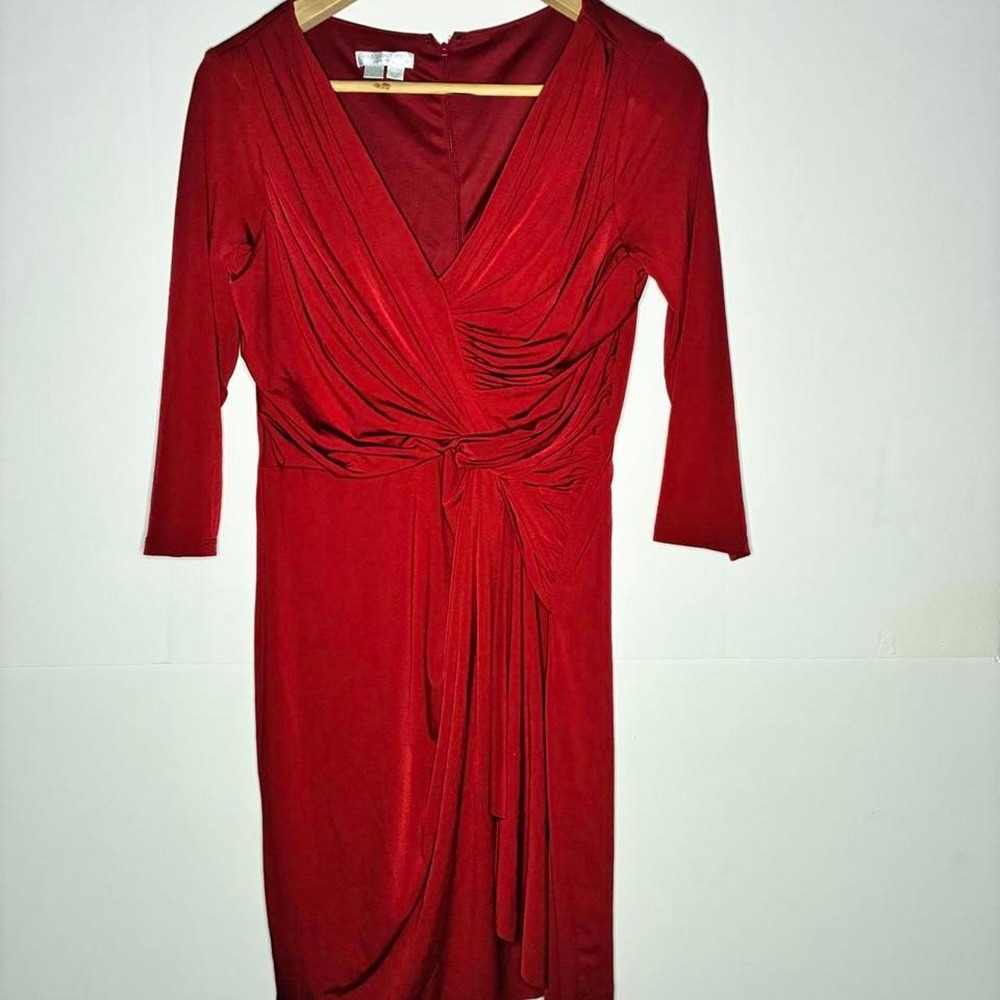 London Times red dress